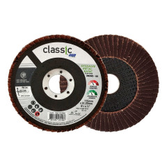 DISCO FLAP NORTON 4.1/2 X 7/8 -115MM X 22,23MM BASIC GRÃO  80