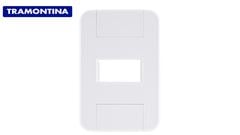 TRAMONTINA LINHA TABLET PLACA 4X2 1 POSTOS HORIZONTAL