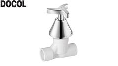 REGISTRO DOCOL PRIMOR CERÂMICO BASETEC PVC 25MM 1/2 VOLTA CROMADO