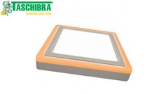 PAINEL DE LED TASCHIBRA SOBREPOR QUADRADO DUAL COLOR 24W BIVOLT 