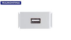 TRAMONTINA MÓDULO TOMADA USB 1,5A BIVOLT BRANCO 