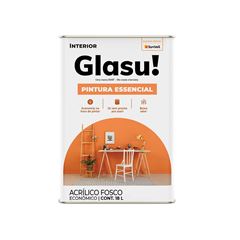 TINTA GLASU ACRÍLICA ECONÔMICO ESSENCIAL FOSCO 15L AREIA 