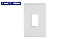 TRAMONTINA LINHA LIZ PLACA 4X2 1 POSTO VERTICAL BRANCA