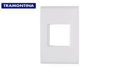 TRAMONTINA LINHA LIZ PLACA 4X2 2 POSTO JUNTOS BRANCA