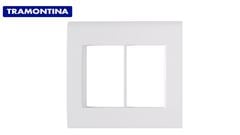 TRAMONTINA LINHA LIZ PLACA 4X4 6 POSTOS BRANCA