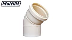 JOELHO 45 ESGOTO MULTILIT DN75