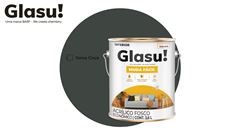 TINTA GLASU ACRILICA ECONOMICO MUDA FACIL FOSCO GALÃO 3,6L TERNO CINZA
