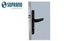 FECHADURA SOPRANO ICARO PRETO FOSCO MAÇANETA RETA INTERNA ESP43 (40X53 PY53)