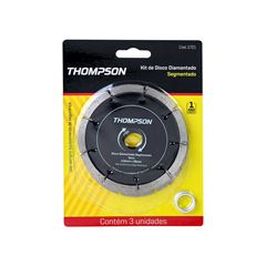 JOGO DE DISCOS DIAMANTADOS THOMPSON SEGMENTADO COM 03 PEÇAS