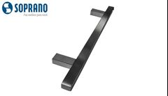 PUXADOR SOPRANO BIATA 160 MM HASTE QUADRADO INOX NIQUELADO ESCOVADO