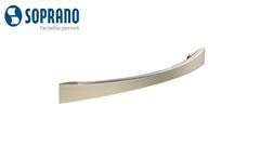 PUXADOR SOPRANO BRASSI 96 MM ALÇA NIQUELADO ESCOVADO