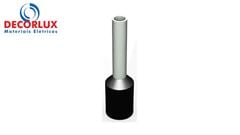 TERMINAL ILHÓS SIMPLES TUBULAR 1,5MM 15A  PACOTE COM 100 PEÇAS DECORLUX