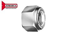 PORCA UNC TRAVANTE NYLON ZINCADO 3/8 JOMARCA C/500