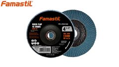 DISCO FLAP FAMASTIL 4.1/2X7/8 -115MM X 22,2 GRÃO  60