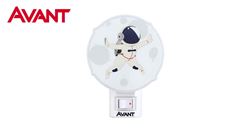 PONTO DE LUZ NOTURNA DE LED AVANTT ASTRO LUZ QUENTE 3000K BIVOLT