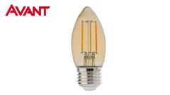 LÂMPADA AVANTT LED VELA E27 2200K FILAMENTO 2W BIVOLT 180 LÚMENS