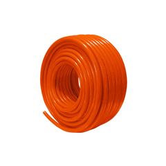 MANGUEIRA PARA JARDIM PLASTMAN FLEXÍVEL SILICONADA LARANJA 1/2 100M