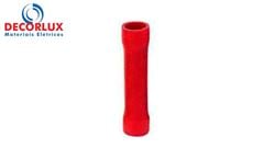 TERMINAL CONECTOR DE EMENDA 0,5-1,5MM, 19A VERMELHO  PACOTE COM 50 PEÇAS DECORLUX
