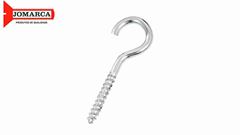 GANCHO PARA MADEIRA JOMARCA 7,5X85MM ZINCADO PACOTE C/100