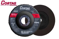 DISCO FLAP CORTAG CARBURETO DE SILÍCIO 4.1/2X7/8 -115MM X 22,2 GRÃO  80