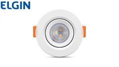 SPOT DE LED EMBUTIR REDONDO ELGIN ECOSPOT PAR20 7W LUZ QUENTE 3000K 700 LÚMENS BIVOLT