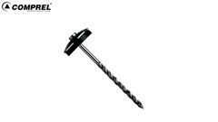 PREGO TELHEIRO COMPREL 21X48 5/6X110MM GALVANIZADO CABEÇA PEQUENO PACOTE C/500G