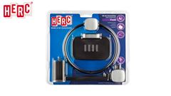 KIT PARA BANHEIRO HERC TIVOLI PRETO/CROMADO C/04 PEÇAS