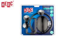 KIT PARA BANHEIRO HERC LAVELLO PRETO/CROMADO C/04 PEÇAS