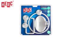 KIT PARA BANHEIRO HERC LAVELLO BRANCO/CROMADO C/04 PEÇAS