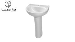 KIT DE LAVATORIO C/COLUNA LUZARTE EVORA PRETO