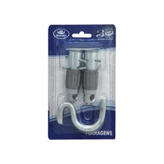 ARMADOR BATON PARA REDE METALVI CROMATIZADO 1007 