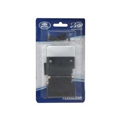 DOBRADIÇA DE PALMELA EPOX PRETO C/BOLA AMARELO 3.5 POLEGADAS METALVI 