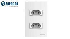 SOPRANO LINHA ÁTRIA 2 TOMADAS 2P+T 20A 250V