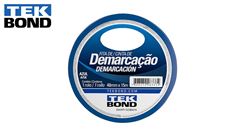 FITA DEMARCAÇÃO ADESIVA TEK BOND AZUL 48MM X 15M