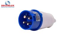PINO INDUSTRIAL DECORLUX 16A-3P+T,9H,IP44 AZUL 220/240V