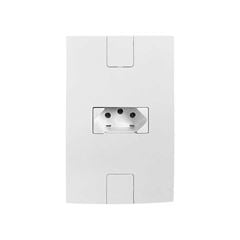PLUZIE LINHA NEW CAPRICE BRANCA 1 TOMADA 2P+T 10A 250V