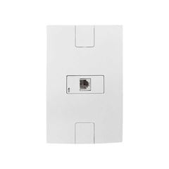 PLUZIE LINHA NEW CAPRICE BRANCA 1 TOMADA PARA TELEFONE RJ11 PLACA 4X2