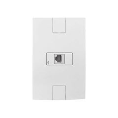PLUZIE LINHA NEW CAPRICE BRANCA 1 TOMADA KEYSTONE PARA TELEFONE RJ45 CA T5