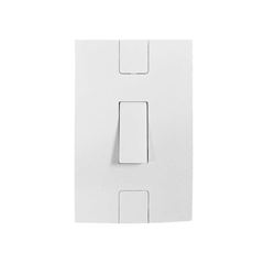 PLUZIE LINHA NEW CAPRICE BRANCA 1 INTERRUPTOR PARALELO VERTICAL