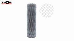 TELA HEXAGONAL GALVANIZADA PARA VIVEIVO THOR 24X1/2X60CM ROLO C/50M