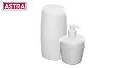 KIT PLÁSTICO PARA BANCADA ASTRA BRANCO C/02 PEÇAS