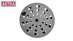 GRELHA ROTATIVA REDONDA COM ANTI-INSETO EM ABS CROMADO DIÂMETRO DE 15CM -ASTRA