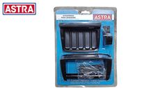 KIT PARA BANHEIRO ASTRA PRETO C/03 PEÇAS