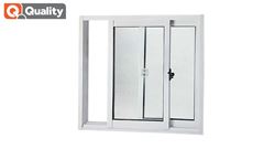 JANELA ALUMÍNIO BRANCA QUALITY 2 FOLHAS COM VIDRO LISO HOME A60 X L60