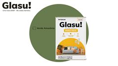 TINTA GLASU ACRÍLICA ECONÔMICO MUDA FÁCIL FOSCO 18L VERDE AMAZÔNIA