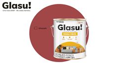 TINTA GLASU ACRÍLICA ECONÔMICO MUDA FÁCIL FOSCO GALÃO 3,6L URUCUM