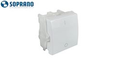 SOPRANO LINHA ÁTRIA MÓDULO INTERRUPTOR BIPOLAR SIMPLES 25A