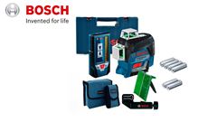 NÍVEL DE LASER DE LINHAS BOSCH GLL 3-80 CG 80M 360º COM RECEPTOR LR7 E MALETA 