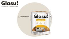 TINTA GLASU ACRÍLICA ECONÔMICO MUDA FÁCIL FOSCO GALÃO 3,6L ALGODÃO EGÍPCIO