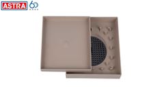 RALO OCULTO ASTRA QUADRADO BEGE 10CM 